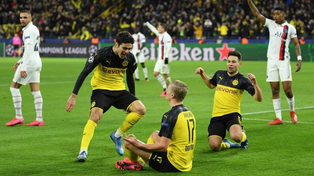 El imparable Haaland le dio ventaja a Borussia Dortmund sobre PSG