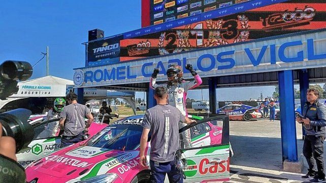 Leonel Pernía sumó un triunfo y un podio en las dos carreras que se desarrollaron en Río Cuarto.