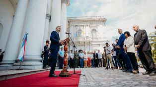 La apertura de sesiones del Congreso Legislativo Federal se realizó un 22 de octubre de 1854 en lo que hoy es la Catedral de Paraná.