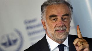 El exfiscal de la Corte Penal Internacional Luis Moreno Ocampo.