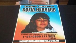 La policía descartó que la nena hallada en Rosario sea Sofía Herrera