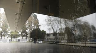 Una de las balaceras contra el Centro de Justicia Penal en 2018.&nbsp;
