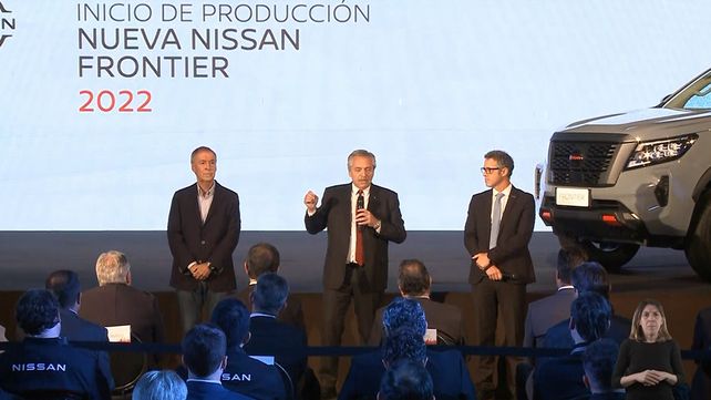 Desde la planta automotriz Nissan en Córdoba Alberto Fernández destacó el restablecimiento del sector industrial y la creación de 550 nuevos puestos de trabajo