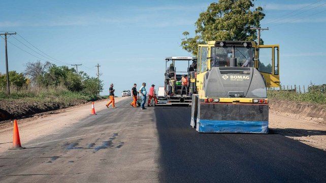 Los trabajos en la ruta provincial 23 llevan un 26% de avance.&nbsp;