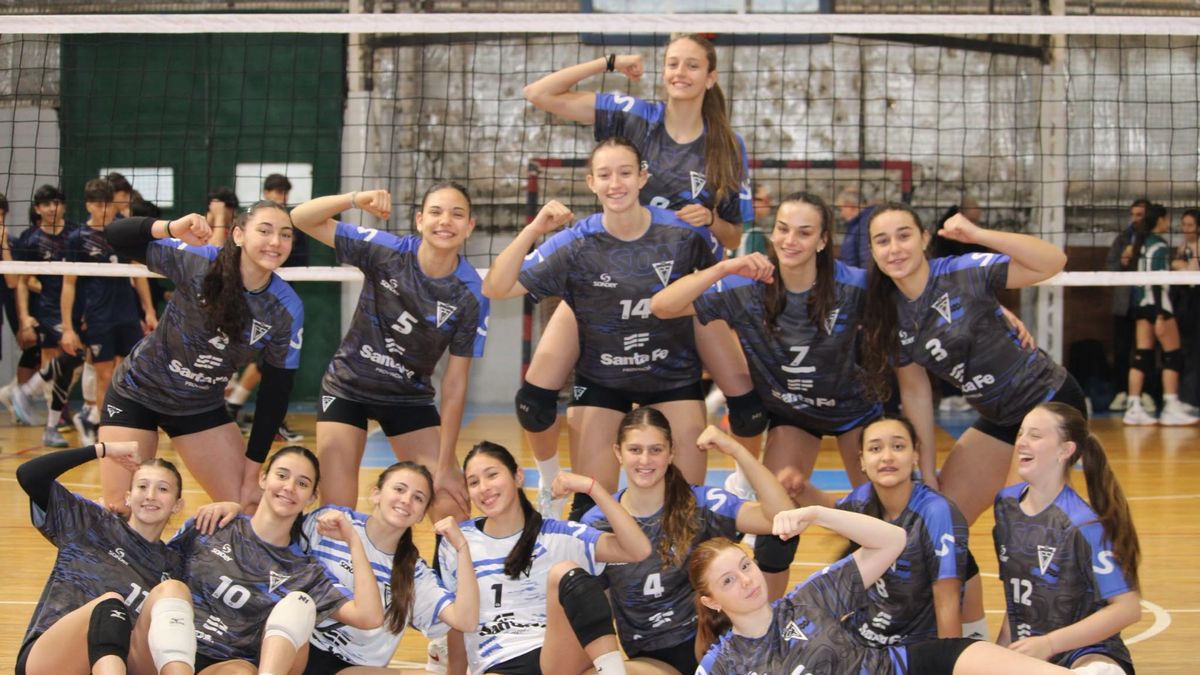 Vóley: Santa Fe le ganó una final épica a Córdoba en el Nacional sub-16 y ratificó su supremacía