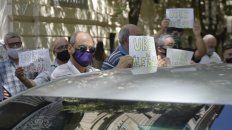 Una de las protestas de los últimos días contra Uber. Una de las protestas de los últimos días contra Uber.