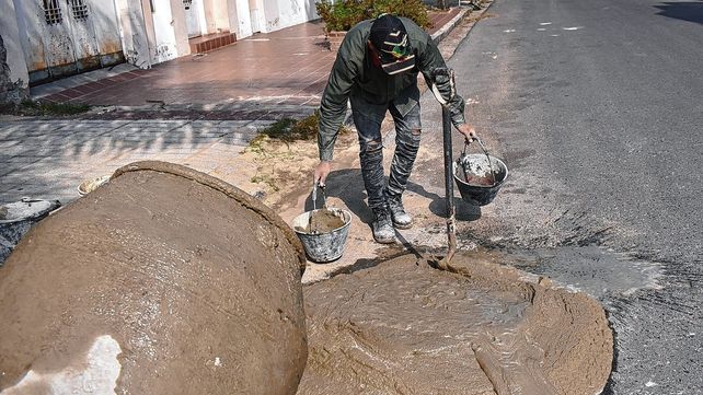 Trabajos de construcción. Es habitual que sobre fin de año repunte la actividad de obras menores en domicilios.