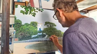 El hombre que dejó la noche rosarina para pintar como nadie el mar de Buzios