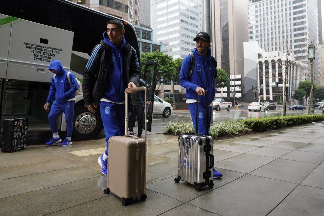 La Selección Argentina está en la ciudad de California.