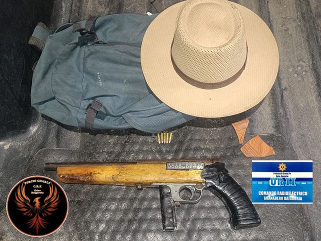 El arma utilizada en el ataque al patrullero en Granadero Baigorria