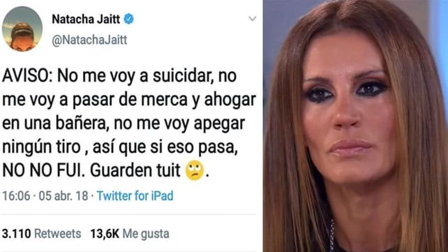 Mensaje. El tuit que escribió luego de sus denuncias por abusos sexuales a chicos de Independiente.