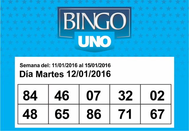 Consultá los números de Bingo UNO