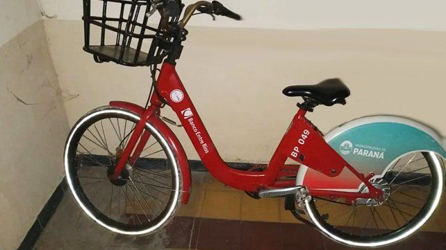 La Policía detuvo a un hombre que intentó vender una bicicleta del sistema pública municipal de Paraná en barrio Maccarone