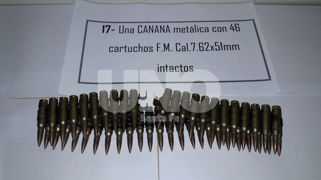 Secuestraron un arsenal de armas y balas de guerra en la casa de una subcomisaria