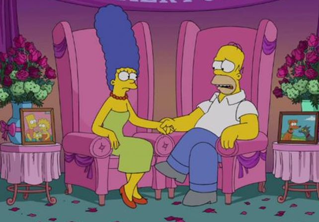 La divertida respuesta de Homero y Marge Simpson a los medios tras su anunciada separación