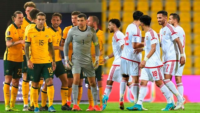Australia y Emiratos Árabes definen este martes quién jugará el repechaje para el Mundial.