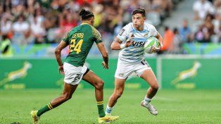 Los Pumas 7s cayeron ante Sudáfrica y quedaron afuera de la lucha por el oro.