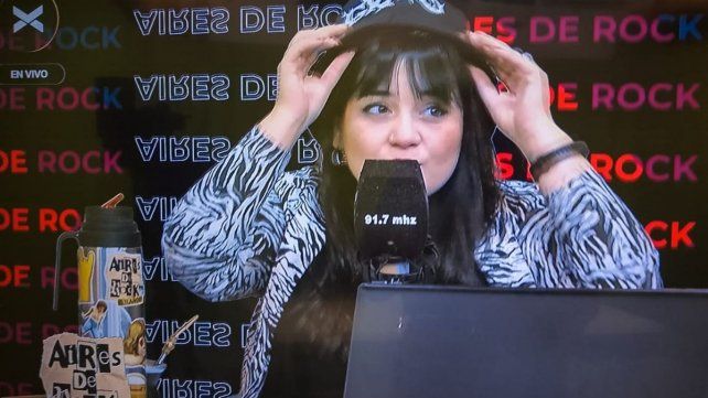 ILEANA ALMIRÓN. Vórterix se siente con Aires de Rock