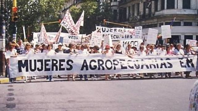 El grito de las mujeres que dejó su marca en el campo
