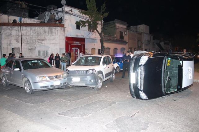 Triple choque en Domingo Silva y Aristóbulo del Valle