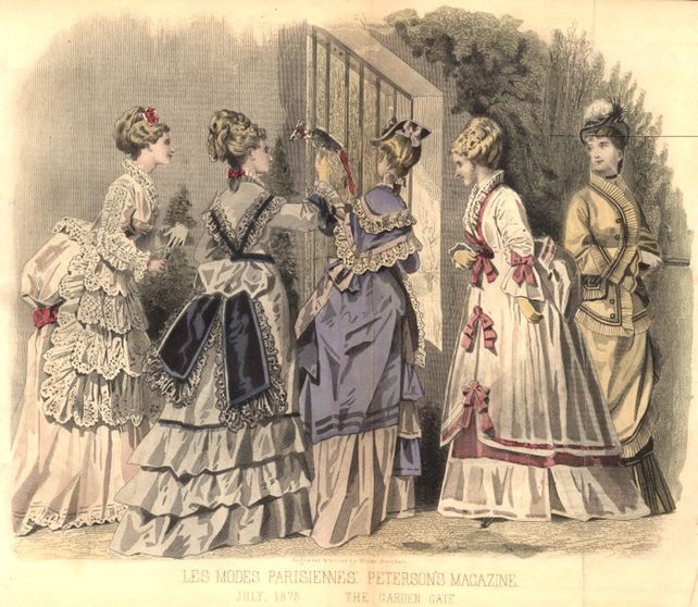 Estilos y modelos de los vestidos de la época victoriana. 