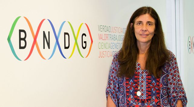 Al frente. La directora del Banco
