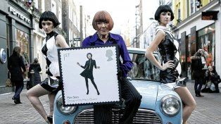 La diseñadora británica Mary Quant
