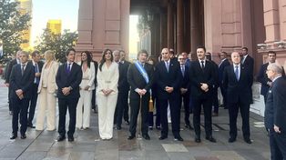 Milei le tomó juramento a sus ministros