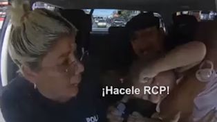 Video: dos policías le salvaron la vida con RCP a una nena de 3 años