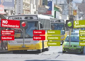 ¿Qué funcionará y qué no funcionará este jueves en Santa Fe por el paro nacional?