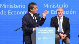 Sergio Massa, y su par de Educación, Jaime Perczyk