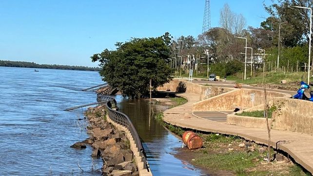 Concordia: Policía y Prefectura buscan a joven que se arrojó al río Uruguay