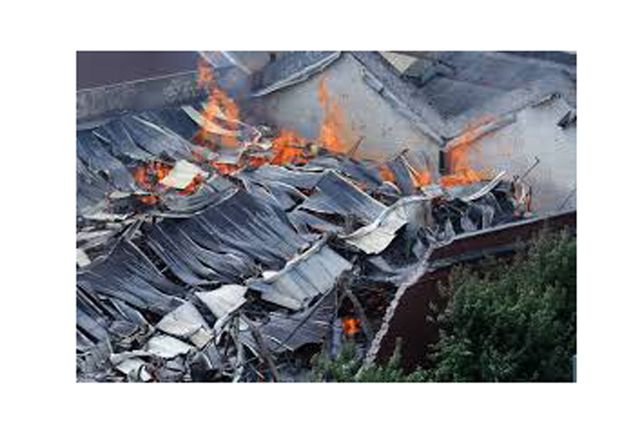 En el incendio intencional el depósito de Barracas