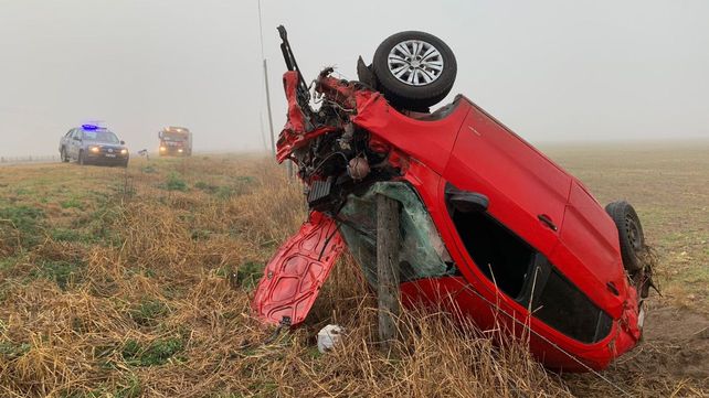 Un vehículo se despistó a la altura de Cañada de Gómez.