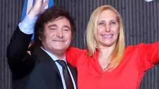 Javier Milei junto a su hermana, Karina Milei.