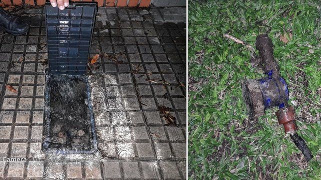 Paraná: detenido por robo de un medidor en calle Cervantes