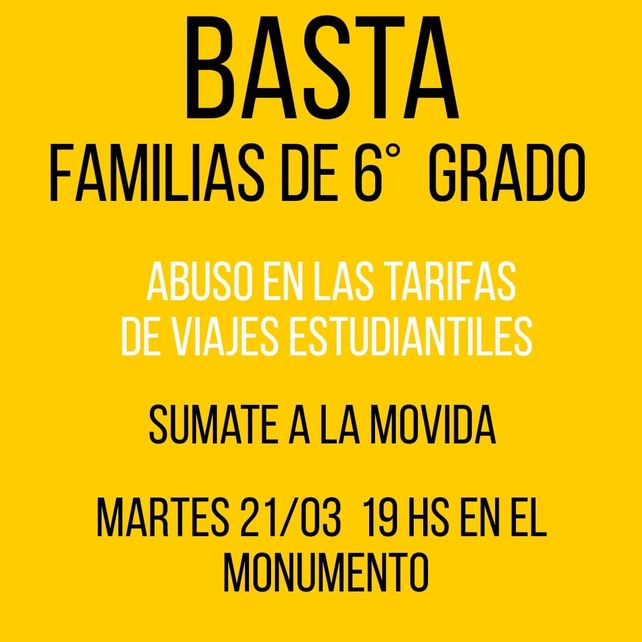 Denuncian aumentos de hasta 300 por ciento en los viajes de estudios a Villa Carlos Paz