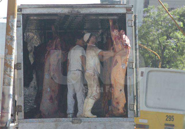 Carne. Con poca demanda