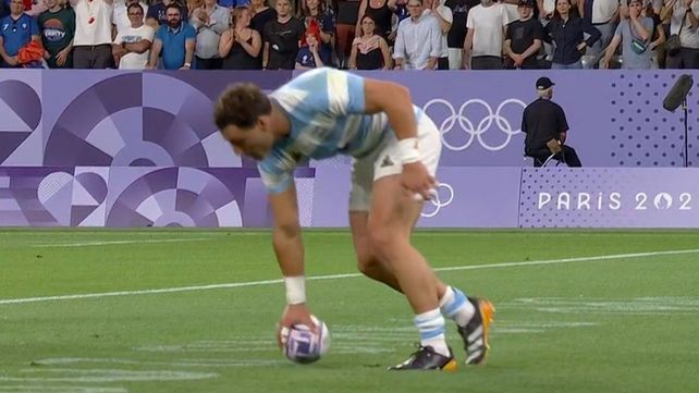 El try de Isgro que le dio esperanza a Los Pumas ante Francia.