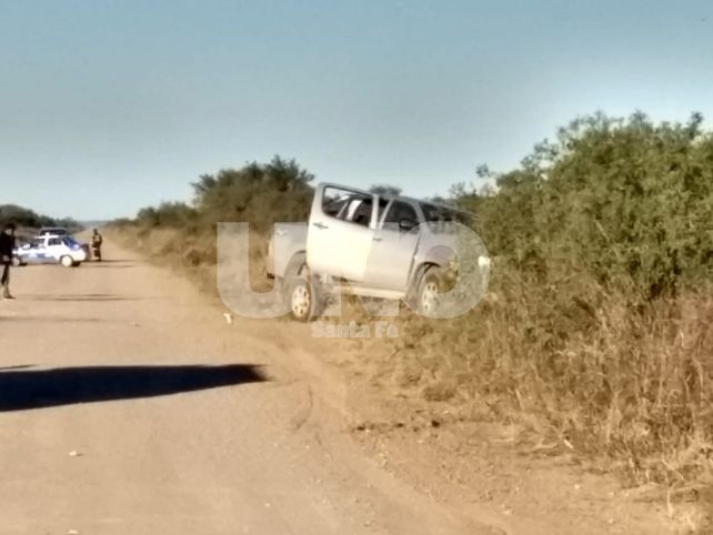 El conductor de la camioneta falleció tras dar un salto con el vehículo
