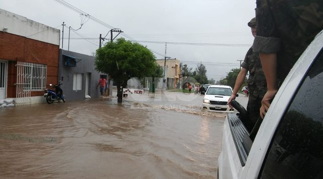 Cayeron 170 milímetros durante la mañana de este martes&nbsp;en Villa Minetti