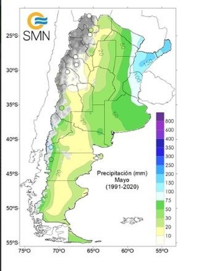 Clima y agro: Templado y pocas lluvias