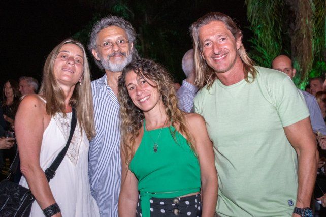 Fabiana Monchetti, Claudio Datti, Gabriela Cosentino y Cristian Siettecasi
