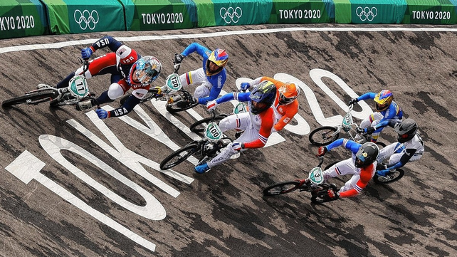 Exequiel Torres quedó a un punto de pasar a la final de BMX en Tokio