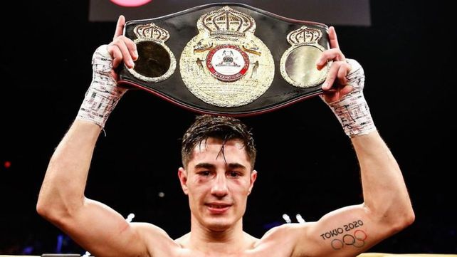 La emoción del boxeador Mirco Cuello por el título mundial de los plumas: Di un gran paso en mi carrera