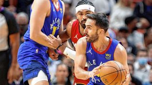 Facundo Campazzo sumó 10 puntos y 5 asistencias en el último partido de Denver&nbsp;
