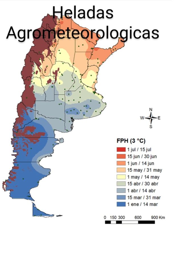 Clima y agro: abril, el mes del otoño