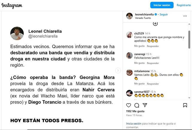 Leonel Chiarella, el intendente santafesino que enfrenta a los peces gordos del narcotráfico