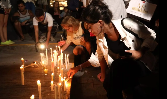 La joven testigo del crimen trabaja en un boliche y participó de la marcha de las velas.&nbsp;