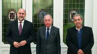 Perotti, Funes de Rioja y Sarmiento hablaron sobre la actualidad productiva.